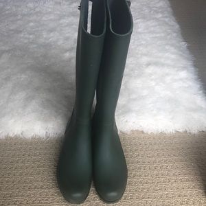 JCrew Army Green Rainboots